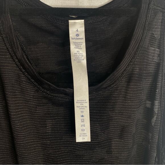 Lululemon mile ahead tank‎ Tie Back Racerback Tank Camo new with tag - Picture 4 of 8